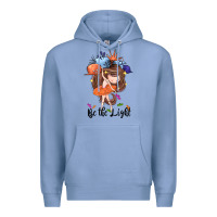 Colony Blue Be the light Premium Hoodie - CowGirlArtShop