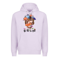 Lilac Be the light Premium Hoodie - CowGirlArtShop