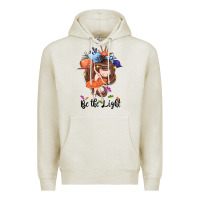 Oatmeal Heather Be the light Premium Hoodie - CowGirlArtShop