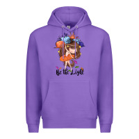 Purple Be the light Premium Hoodie - CowGirlArtShop