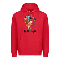 Red Be the light Premium Hoodie - CowGirlArtShop