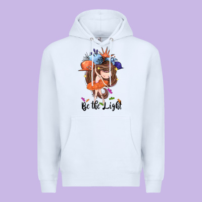 Be The Light Premium Hoodie Designed By Cowgirlartshop