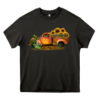 Asphalt sunflower truck Heavy Core Tee - JahusDesignShop