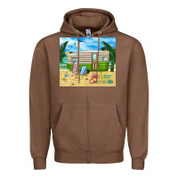 Chestnut summer caravan life Zipper Hoodie - TumblerDesignByShophia