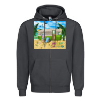 Smoke summer caravan life Zipper Hoodie - TumblerDesignByShophia