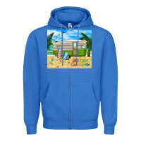 True Royal summer caravan life Zipper Hoodie - TumblerDesignByShophia