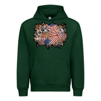 Forest Green 4th of july background Urban Hoodie - BundleAndBundleShop