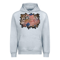 Heather Grey 4th of july background Urban Hoodie - BundleAndBundleShop