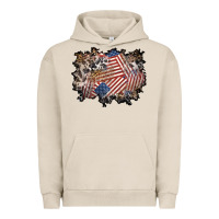 Pigment French Oak 4th of july background Urban Hoodie - BundleAndBundleShop