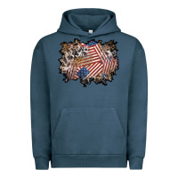 Pigment Midnight Navy 4th of july background Urban Hoodie - BundleAndBundleShop
