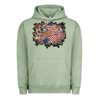 Pigment Oil Green 4th of july background Urban Hoodie - BundleAndBundleShop