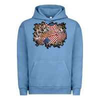 Pigment Pebble Blue 4th of july background Urban Hoodie - BundleAndBundleShop