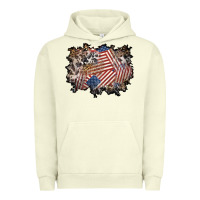 Pigment Pistachio 4th of july background Urban Hoodie - BundleAndBundleShop