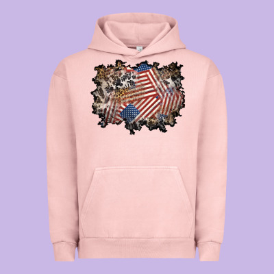 4th Of July Background Urban Hoodie Designed By Bundleandbundleshop