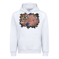White 4th of july background Urban Hoodie - BundleAndBundleShop