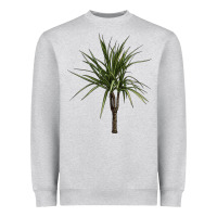 Heather Grey Dracaena Marginata Heavyweight Sweatshirt - LillyAllenDesigns