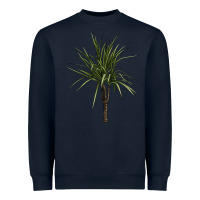Navy Dracaena Marginata Heavyweight Sweatshirt - LillyAllenDesigns
