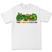 White peace love st patty's day Premium Tee - Artiststas