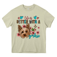 Mossy life is better with a yorkie Heavy Core Tee - Jasminsmagicworld