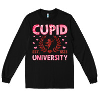 Black cupid university Long Sleeve Tee - LillyAllenDesigns
