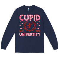Navy cupid university Long Sleeve Tee - LillyAllenDesigns