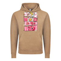 Vintage Coffee trendy valentines day retro characters Vintage Hoodie - MaliasSmallBusiness