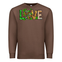 Chestnut St. Patrick's Love luck with clover Premium Sweatshirt - HowdyJamesFarm