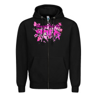 Black Stronger than the storm Cancer Awareness Zipper Hoodie - HowdyJamesFarm