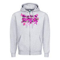 Heather Grey Stronger than the storm Cancer Awareness Zipper Hoodie - HowdyJamesFarm
