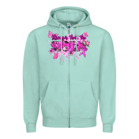Seafoam Stronger than the storm Cancer Awareness Zipper Hoodie - HowdyJamesFarm