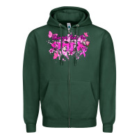 Sports Green Stronger than the storm Cancer Awareness Zipper Hoodie - HowdyJamesFarm
