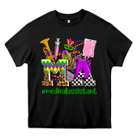 Black mardi gras ma medical assistant Heavy Core Tee - AdoDesignShop