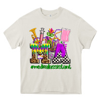 Cream mardi gras ma medical assistant Heavy Core Tee - AdoDesignShop