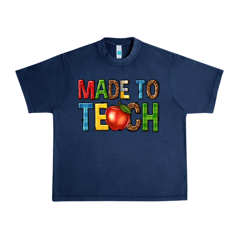 Made To Teach Urban Heavy Tee by NancyCooperArtShop | Teevron