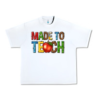 White made to teach Urban Heavy Tee - NancyCooperArtShop