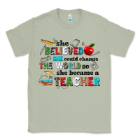 Matcha she believed she could change the world so she bec Classic Tee - NancyCooperArtShop