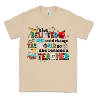 Mushroom she believed she could change the world so she bec Classic Tee - NancyCooperArtShop