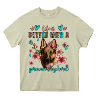 Mossy life is better with a german shepherd Heavy Core Tee - Jasminsmagicworld