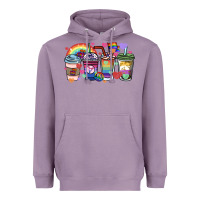 Lavender lgbtq coffee cups Heavyweight Hoodie - HowdyJamesFarm