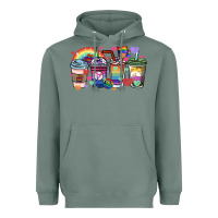 Sage lgbtq coffee cups Heavyweight Hoodie - HowdyJamesFarm
