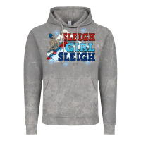 Cloud Rock winter sleigh girl sleigh Vintage Hoodie - NancyCooperArtShop