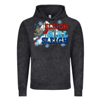 Vintage Black winter sleigh girl sleigh Vintage Hoodie - NancyCooperArtShop