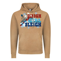 Vintage Camel winter sleigh girl sleigh Vintage Hoodie - NancyCooperArtShop