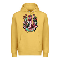 Antique Gold Let's go Girl's Cowboy boots Premium Hoodie - HowdyJamesFarm