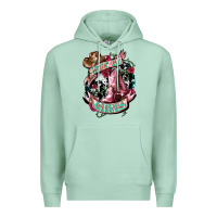 Seafoam Let's go Girl's Cowboy boots Premium Hoodie - HowdyJamesFarm