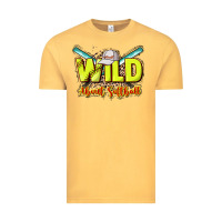 Vintage Mustard wild about softball Vintage Tee - NancyCooperArtShop