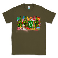 Army Green Christmas teacher Classic Tee - CowhideDigitalArt
