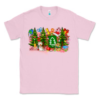 Bubblegum Pink Christmas teacher Classic Tee - CowhideDigitalArt