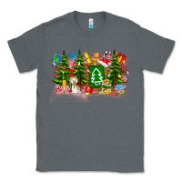 Charcoal Heather Christmas teacher Classic Tee - CowhideDigitalArt