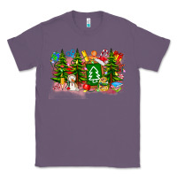 Lavender Christmas teacher Classic Tee - CowhideDigitalArt